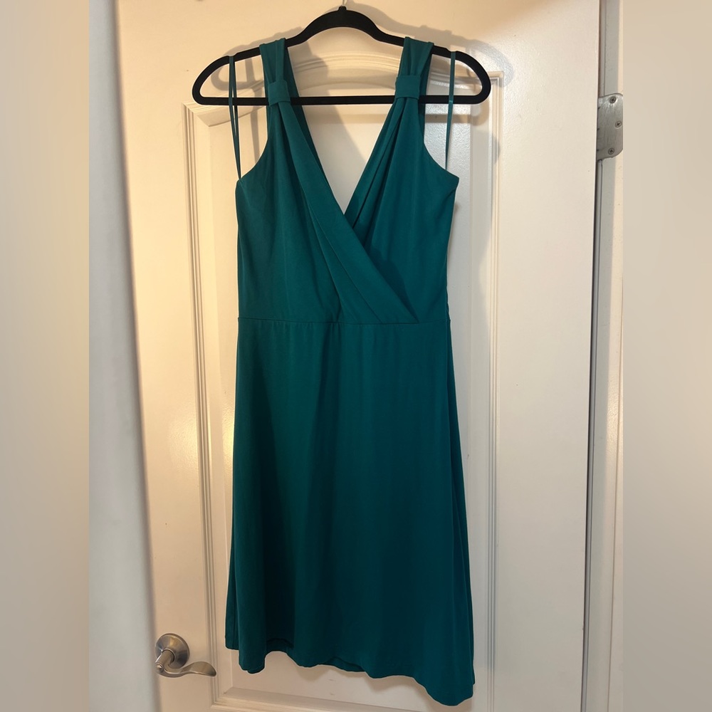 Ann Taylor dress, teal, size small